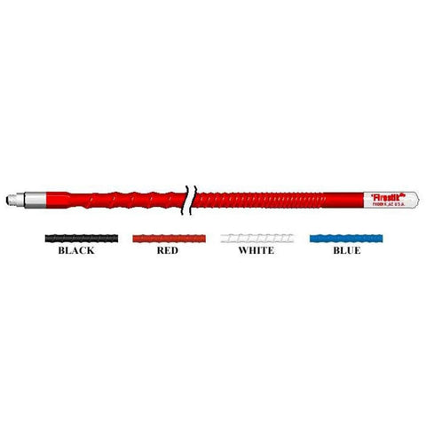 FIRESTIK 7ft Heavy-Duty Antenna 3/4 Wave, Red, KW7R