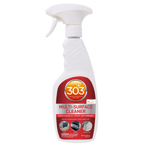 303 Multi-Surface Cleaner - Safely Cleans All Water Safe Surfaces - Ultimate Cleaning Power - Rinses Residue Free - Recommended By Sunbrella, 16 fl. oz. (30445CSR) Packaging May Vary