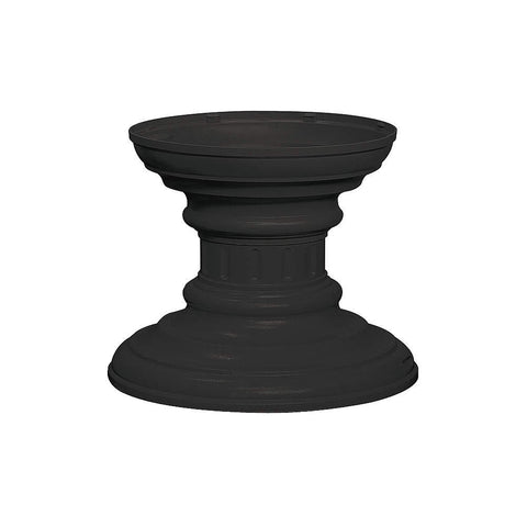 Salsbury Industries 3386BLK Regency Decorative Pedestal Cover Short, Black