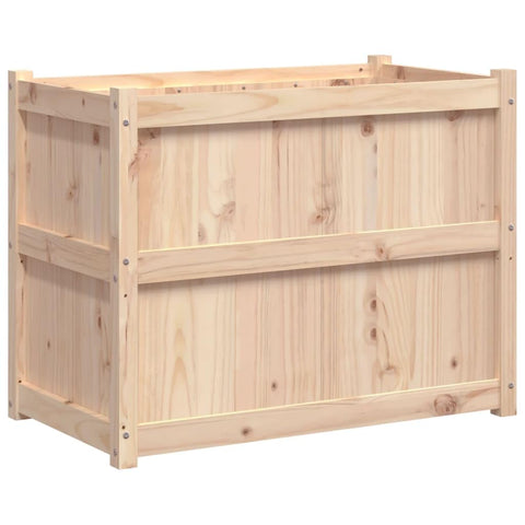 vidaXL Garden Planter Decorative Outdoor Plant Pot Flower Box Solid Pine Wood 35.4"x19.7"x27.6"