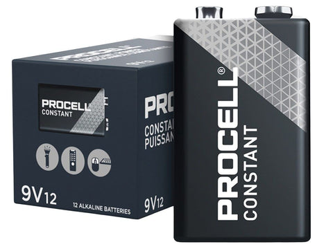 ProCell 12 Alkaline Batteries, 9V, 12/Box