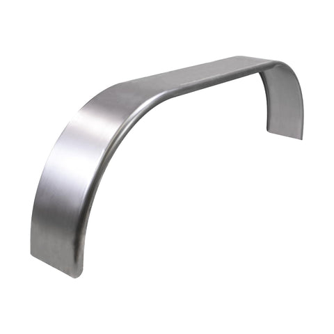Husky Towing F0009 Tandem Axle Trailer Fender 72 Inch x 9 Inch x 20.5 Inch Oil-Coated Raw 16-Gauge Cold Rolled Steel, Fits 15–16 Inch Wheels, 1 InchFront Radius 90 Angle Back Single