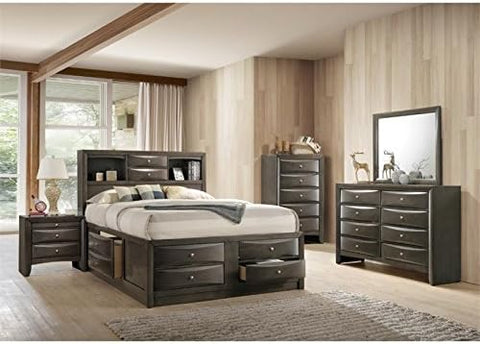 Acme Ireland 5 Drawer Chest in Gray Oak