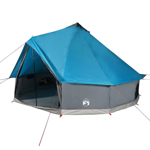 vidaXL Family Tent Tipi 8-Person Blue Waterproof, Tent, Garden Tent, Outdoor shelter, Camping Tent, Camping shelter, Garden shelter, Lightweight Tent