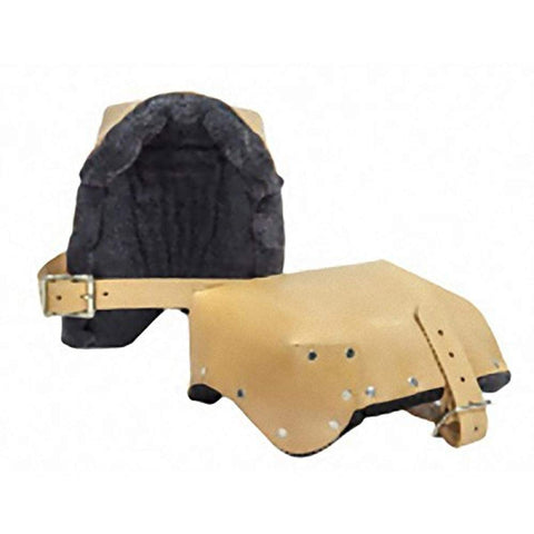 Bon Tool 35-992 - Heavy Duty Leather Knee Pads, Double Felt Top-Grain, Extra Thick Leather Water & Rust Resistant Buckles