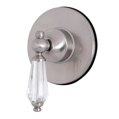 Kingston Brass KS3038WLL Wilshire Three-Way Diverter Valve with Trim Kit, Brushed Nickel