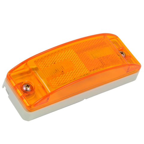RoadPro RP-46873 Amber 6" x 2" Light with 2-Prong Grote Connector