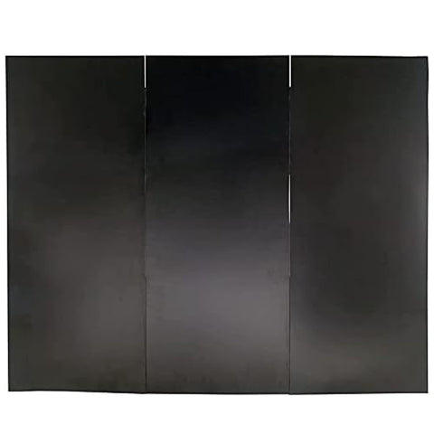 Oakestry 40x32-in Draft Guard Cover, Heat-Resistant Fireplace Guard Cover, Fireplace Vent Cover, Black