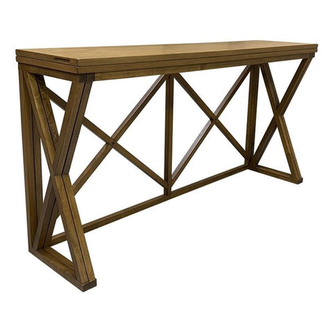 Taylor Flip Top Bar Table (Set of 2) - Golden Oak/Wood