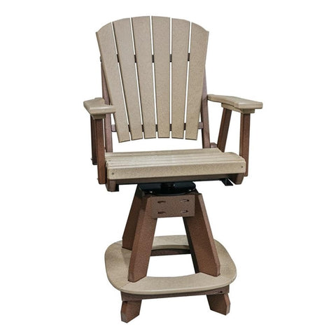 American Furniture Classics OS Home and Office 130-C-WWTB Counter Height Swivel Arm Chair