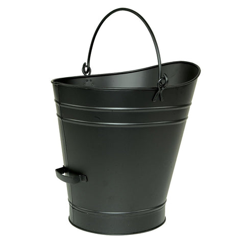 Minuteman International C-66 Coal Hod/Pellet Bucket, Large, Black