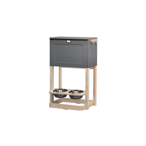 zoovilla Pet Feeder Station, Gray