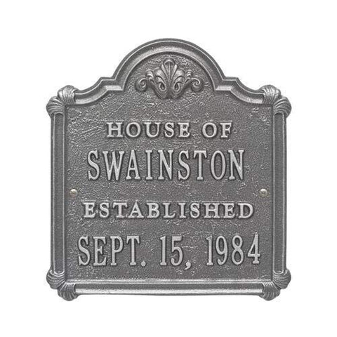 Whitehall Chatham Anniversary Wedding Personalized Plaque