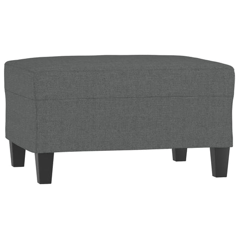 vidaXL Modern Fabric Footstool Dark Gray - Compact, Comfortable and Stylish with Sturdy Plywood Frame for Living Room & Lounge Area