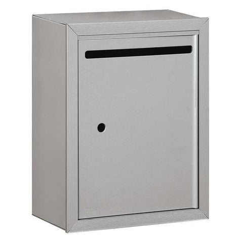 Salsbury Industries Letter Box, Standard, Surface, Aluminum