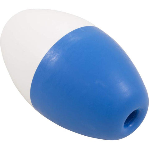 Pentair R181086 No. 590 Rope Float, 5 in. x 9 in., Blue/White