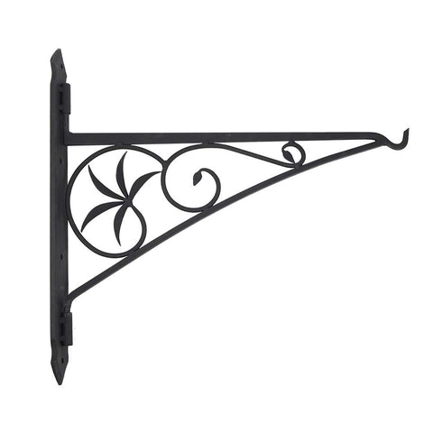 Minuteman International Crane, 24 inch Fireplace Pot Hanger Bracket, Black