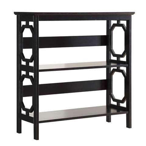 Convenience Concepts Omega 3 Tier Bookcase, Black