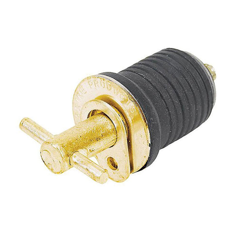 Moeller Marine Products Moeller Turn-Tite Boat Bailer Plug (1-Inch, Brass), 1" Brass Turn-TITE