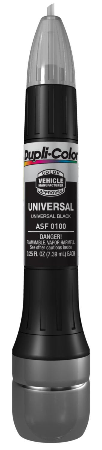 Dupli-Color Scratch Fix All-in-1 Exact Match Automotive Touch-Up Paint Marker, Gloss, Universal Black, 0.25 fl. oz.