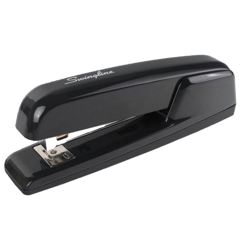 Swingline Stapler, 30 Sheet Capacity, 747 Business Stapler, Jam Free, Anti-Microbial, Metal, Black (74741)