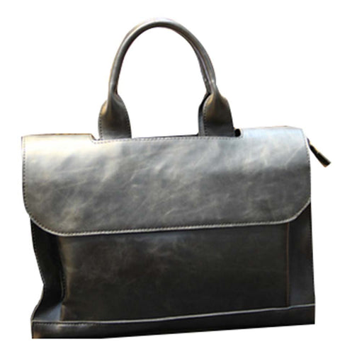 Computer Bag Crazy Horse Leather Handbag Men 's Bag Shoulder Bag Messenger Bag