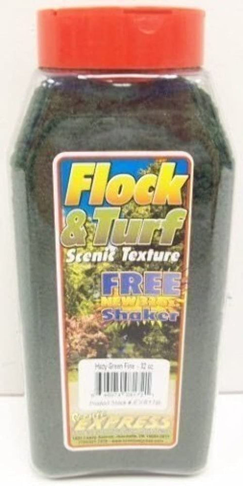 Scenic Express Fine Turf Hazy Green 32oz Bottle - Model Building Supplies - Modeling Material - Ages Teen, Adolescent - Railway Garden