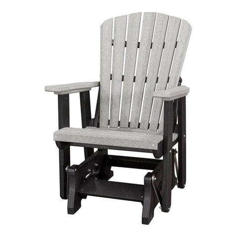 American Furniture Classics 515LGB Fan Back Glider, Light Gray