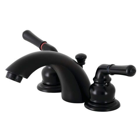 Kingston Brass KB950 Magellan Mini-Widespread Bathroom Faucet, Matte Black