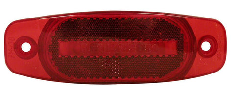 Peterson 130R Incandescent Marker/Clearance, P2, Rectangular, Hard-Hat W/Reflex, 6"X2.0625"
