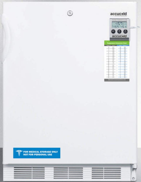 Summit VT65MLMEDADA Upright Freezer, White