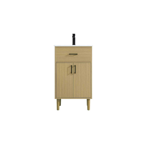 Elegant Kitchen and Bath Chandler 20" Single Bathroom Vanity in Honey Brown