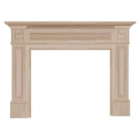 Pearl Mantels Classique Fireplace Mantel, 50-Inch, Unfinished (140-50)