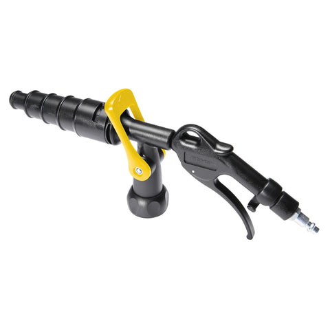 Mityvac MV4570 Air and Water Radiator/Cooling System Flusher, Variable-control Valve, Lever-action Air Throttle with Lock-on Latch, 85-150 PSI, 3/4" Swivel Inlet, 1/4" Air Connection, 3/4"- 2" Nozzle