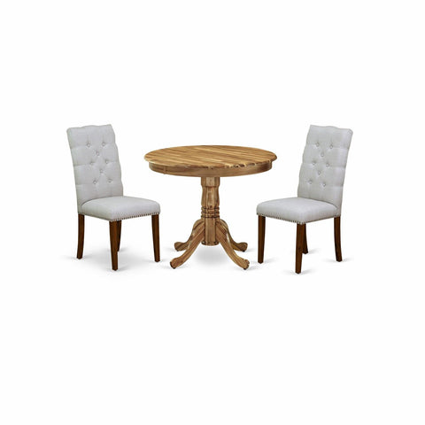 East West Furniture dining set, Natural