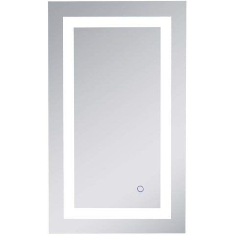 Elegant Decor Helios 30" x 18" Hardwired LED Bathroom Mirror with Touch Sensor