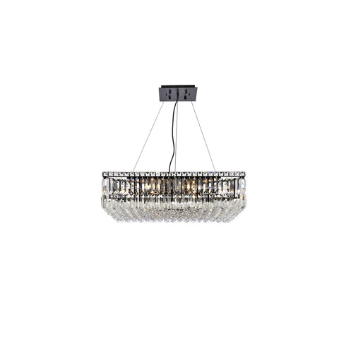 Elegant Lighting Value Maxime 28 inch Black Chandelier