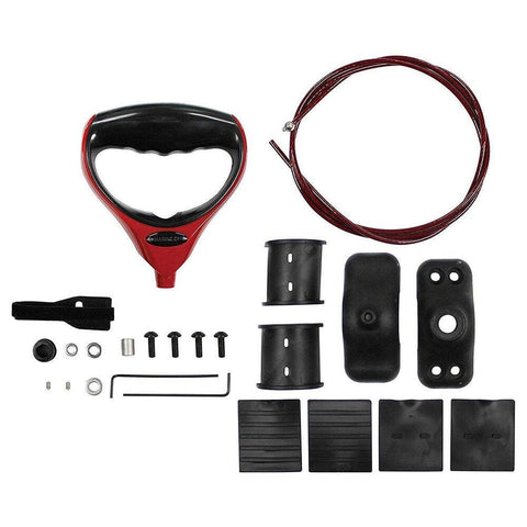TH Marine G-Force Handle and Cable Red With Trolling Motor Clamp