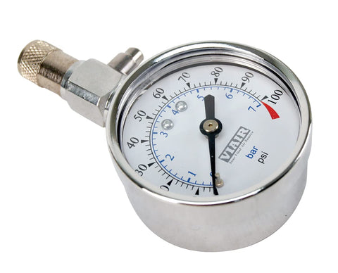 Viair 90072 0 - 100 PSI 2" Tire Gauge w/Gauge Reset Button