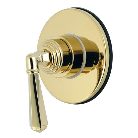 Kingston Brass KS3032HL Single-Handle Three-Way Diverter Valve with Trim Kit, Polished Brass