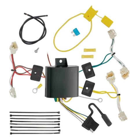 Tekonsha 118648 T-One T-Connector Custom Harness, 4-Way Flat, w/Circuit Protected ModuLite HD Module, Compatible with 2015-2020 Toyota Sienna