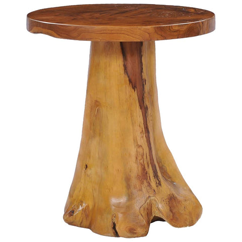 Oakestry Coffee Table Natural Wood Solid Teak Wood 15.7x15.7 in Durable Premium Storage Cabinet Modern Luxury Storage Solution Elegant Dining Interior Furniture Space Saving Organizer