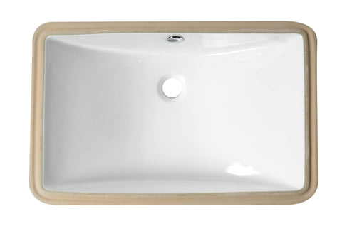 ALFI brand ABC603 Bathroom Sink, White