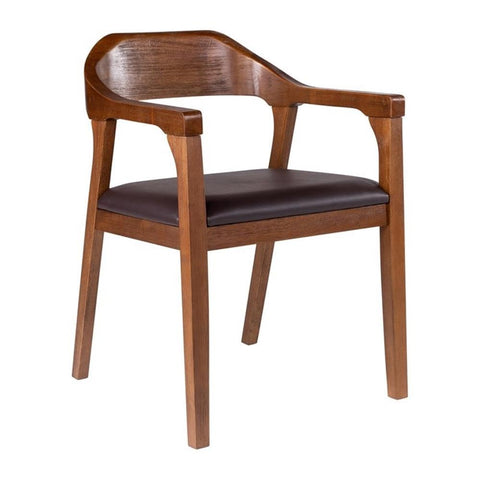 Rasmus Dining Arm Chair [Chestnut Wire-Brush]