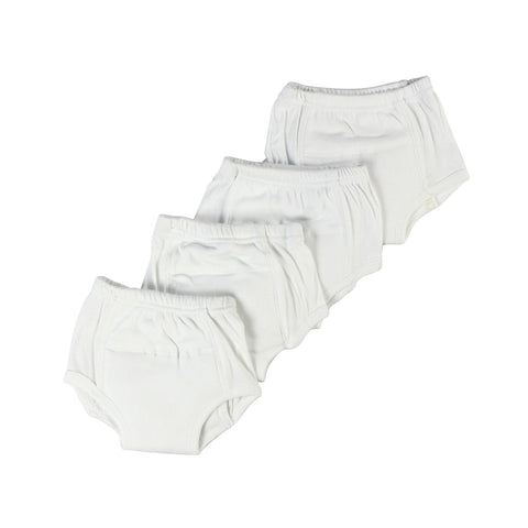 White Training Pants 4-Pack