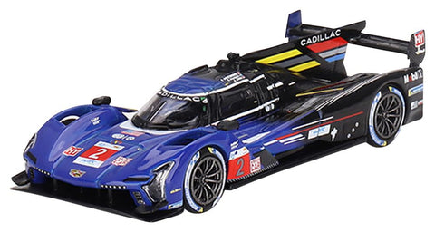 True Scale Miniatures Model Car Compatible with Cadillac V-Series.R #2 Cadillac Racing 2023 Le Mans 24 Hrs 3rd Place 1/64 Diecast Model Car Mini GT MGT00716