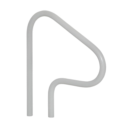 Rust Proof P-326-RTD Gray Return-to-Deck Figure 4" Swimming Pool & Spa Handrail. Three Bend, 30" H x 26" W. (Matching Color Escutcheons and Freight Included)