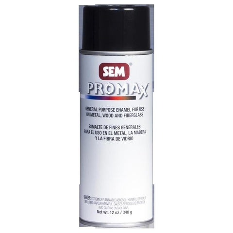 SEM Promax Semi-gloss Black - General Purpose Enamel Spraypaint