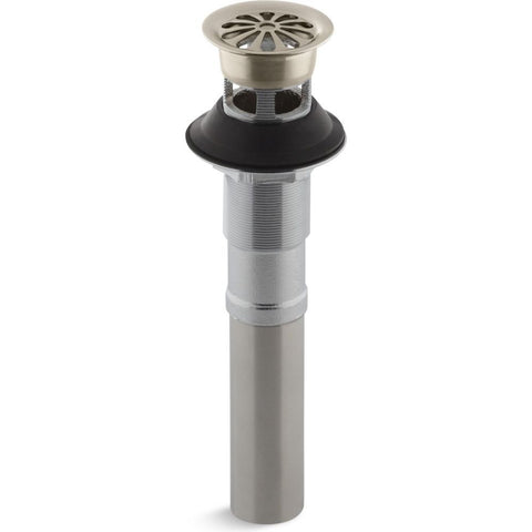 Kohler K-7129-A-BV Grid Bathroom Sink Drain with Overflow Vibrant Brushed Bronze