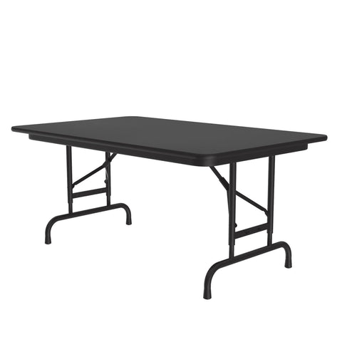 Correll Rectangular Laminate Top Folding Table with Black Granite CFA3048TF-07